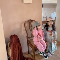 바로배송 곰돌이 상하세트 체육복 베어 자매룩 체육복 데일리 등원룩 상하복 키즈패피 키즈룩