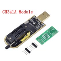 1PCS CH341A 24 25 시리즈 EEPROM 플래시 BIOS USB 프로그래머 모듈 + SOIC8 SOP8 EEPROM 용 테스트 클립 93CXX / 25CXX / 24, CH341A Module