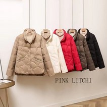 [PINK LITCHI]가을 겨울 여성 경량 패딩 루즈핏 숏 패딩점퍼 캐주얼 Aiwifefei901MF8