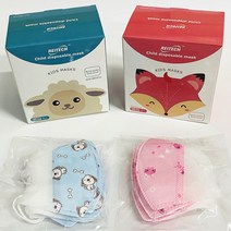 20장 3D입체 유아동 입체마스크 0~3세 4~12세 귀가편한 귀밴딩 3중필터 1회용마스크 영유아 키즈 어린이 마스크 단체선물, 20장세트-마이펫(0~3세)-블루