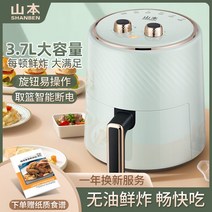 감자 다용도 10 산본 가족 라이용 큰용량 스마트 미니에어프라이어, T19-2105 하이트그린 3.7 승강기