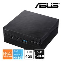 에이수스 ASUS 미니PC PN41-BBC035MV N4505 RAM4GB / SSD120GB 인텔 제미니레이크 셀러론 CPU 컴퓨터, 단품