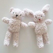 날아라미쎄스깡 DIY 몽고미 몽토끼 봉제인형 2종세트 .꿈꾸는두부, 01.몽고미크림&몽고미그레이