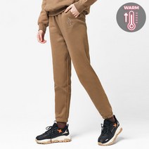 아키클래식 스웨트 팬츠 기모 다크베이지 컬러 외