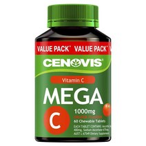세노비스 호주 명품 메가 비타민C 1000mg 60정 로켓직송, 1병