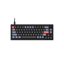 Keychron V2 유선 사용자 지정 기계식 키보드 노브 버전 핫 스왑 가능한 K Pro Blue 스위치로 프로그래밍 65% 레이아웃 QMK/VIA Mac Windows Lin, 핫 스왑 키크로나이키 프로 블루
