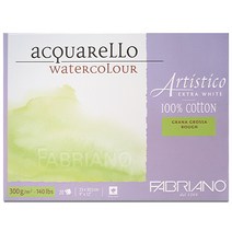 파브리아노 뉴아띠스띠꼬 스케치북 AR16 순백색 황목 300g 230x305mm 4면블록