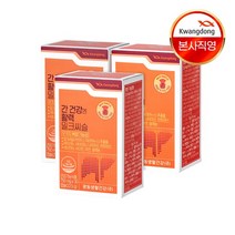 [광동] 간건강엔 활력밀크씨슬 30캡슐 3박스, 없음