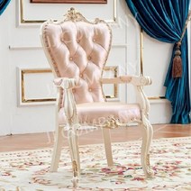 엔틱풍 디자인 원목 식탁의자 빈티지 복고풍 체어, 12일