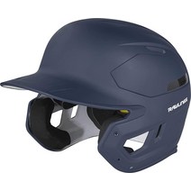 Rawlings Mach Carbon 야구 배팅 보호헬멧 네이비 라지 원 사이즈 (CAR07A-N-90), Large, Navy