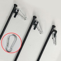 비너증정 강철 캠핑팩 지주팩 텐트팩 20cm 30cm 40cm, SUS비너13 mm (1EA)