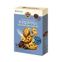 CJ더마켓 홈 베이킹 제과 제빵 빵 만들기 카페 디저트 아이 간식 초코칩 쿠키믹스 초코 핫 케익 와플 브라우니 쿠키 머핀 깨찰빵 식빵 290G, 16개