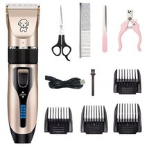 dicway dog ​​clippers electric pet 고양이 헤어 클리퍼 동물 손질 이발 커터 면도기 트리머 세트 전문 충전식, 협력사, dxk002