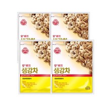 오뚜기 오쉐프 생강차 생강청 생강차티백 1kg 생강엑기스 생강꿀차 액상차, 4개