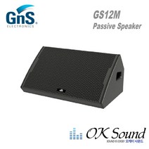 GS12M 스테이지모니터 스피커 MAX 900W 공연스피커 교회스피커강의용스피커 행사용스피커 공연용스피커 앰프내장스피커
