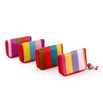 누비 색동 카드지갑 l 전통지갑 l 외국인선물 l파우치