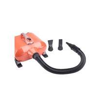 강아지드라이기 펫 애견 고양이 털 드라이기 3000W 물 송풍기 개 더블 모터 애완 동물 건조기 손질 조용한 대형 플라스틱 접이식 헤어 드라이어 휴대용 세카도르 페로, Orange Dries