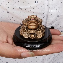 동물 조형물 황금 행운의 돈 황수정 두꺼비 개구리 드래곤 풍수 인형 조각상 재산 부 가정 장식 자동차 장식품, 두꺼비 b 작은