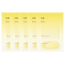 한율 달빛유자 오일 시트마스크 5p, 1세트