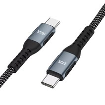 지토스 C타입 USB C to C 고속 충전케이블 삼성 아이폰 충전기 케이블 100w, 지토스100W케이블1m