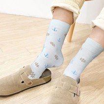그랏사 국산 남자 신사 정장 구두 면 컬러 패션 캐주얼 양말 삭스 1P
