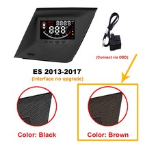 HUD 자동차 헤드 업 디스플레이 HUD 렉서스 ES 350/300h XV60 XZ10 2013-2020 2021 전자 액세서리 과속 경, 03 ES 2013-2017 brown, 03 ES 2013-2017 brown