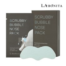 라보니따 스크러비 버블 노즈 팩 10매입 /떼네지 않는 저자극 코팩/ 블랙헤드 화이트헤드 제거/ 클렌징까지 한번에, 1개
