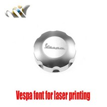 Piaggio Scooter GTS GTV LX Primavera Sprint 125 150 250 300 300ie 가스 연료 탱크 필러 오일 캡 커버, Vespa Silver