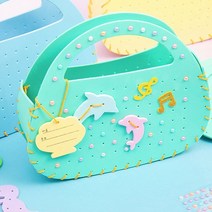 아이베이비아트 EVA 어린이 시장바구니 만들기(반제품만들기), 동물