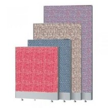 가구뱅크 원톤 천파티션 높이1500형 45T PVC 칸막이 가벽 가림막 사무용파티션 사무실 이동식파티션, PN725, W700