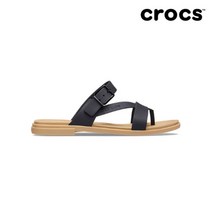 [크록스(CROCS)] [크록스] 여성 툴룸 토포스트 샌들 블랙 206108-00W