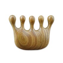 천연 옥 경락 마사지 괄사 빗괄사 마사지기 TQ0281, 27) 나무 빗괄사 1개