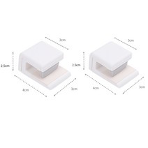 핸드크림짜개 치약 물감 짜개 일본 선반 펀칭 없는 벽걸이 클렌징 폼 욕실 벽 수납 클립, 02 2개 장착 성2원