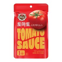 CJ제일제당 저녁메뉴추천 백설 토마토 스파게티소스 150g 파스타 요리재료 자취음식 가정간편식, 2개