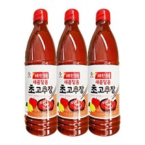 CJ제일제당 해찬들 새콤달콤 초고추장 1050g 3개 초장