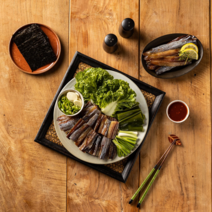 HACCP 포항 구룡포 청어 과메기 야채세트 미니 소 중 대, 대 (5~6인용) 야채세트