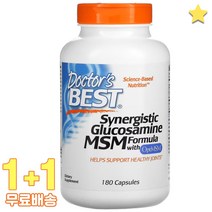 닥터스베스트 Synergistic Glucosamine MSM Formula 180정 2통, 1개, 기본