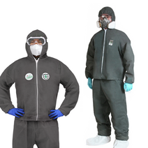 PP일회용작업복 부직포 투피스작업복 회색 방역복 방진복 보호복 분진복, PP투피스작업복(회색)-XXL