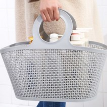 실리콘 사우나 가방 목욕 바구니 L사이즈, 그레이_L