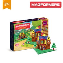 [맥포머스] 로그 하우스 세트, 단품