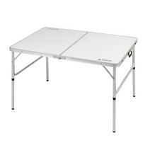 캡틴 스태그 BBQ용 책상 라포레 알루미늄 투웨이 테이블 어저스터 첨부 120×80 cm LLUC-509