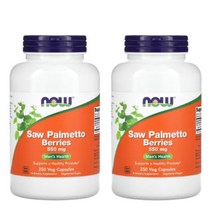 나우푸드 쏘팔메토 베리 550 mg 250정 2개