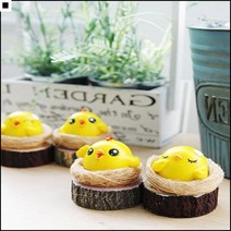 내맘대로진열 2마리세트 마블인형 아이방꾸미기 귀여운병아리 깜찍병아리