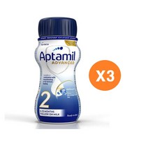 압타밀 액상분유 프로푸트라 어드밴스 (리뉴얼제품) 2단계 (6-12개월) 200ml 3개 (유통기한 2023.7.6)