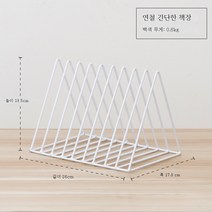 Stevevivian INS Nordic Wind Iron Art Golden Triangle 창조적 인 사무실 창조적 인 사무실 데스크탑 잡지 저장 선반 금속 책 보고서, 하얀색