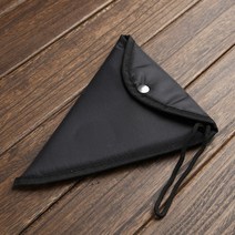 플룻 색소폰 클라리넷 가방 케이스 악기 패키지 구멍 오카리나 천 세트 액세서리 플루트 보호 오카리나 삼각형 천 코브, 검은색
