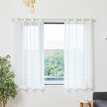 [모던하우스] 윈디 시어 반창문 아일렛 화이트 140x180 2개세트