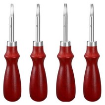 우드카빙 목공예 조각칼 0.81.01.21.5mm 샤프 가죽 에지 베벨러 가죽 스카이빙 베벨링 나이프 커팅 핸드 크래프트 도구 에지 커터, 4개