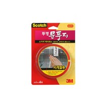 3M 스카치 투명문풍지 좁은폭 4M, 1개