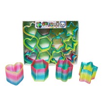 아인몰 은혜사 1500 칼라풀모양링 매직스프링 무지개링 12개입 1박스